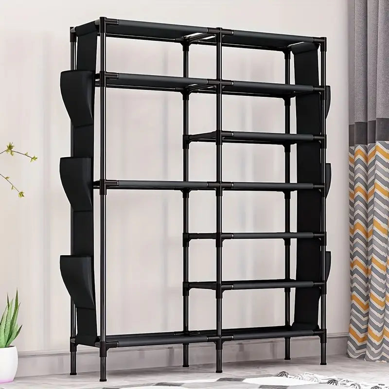 Vertical Space Saver: Floor-Standing Shoe Rack Solution-4