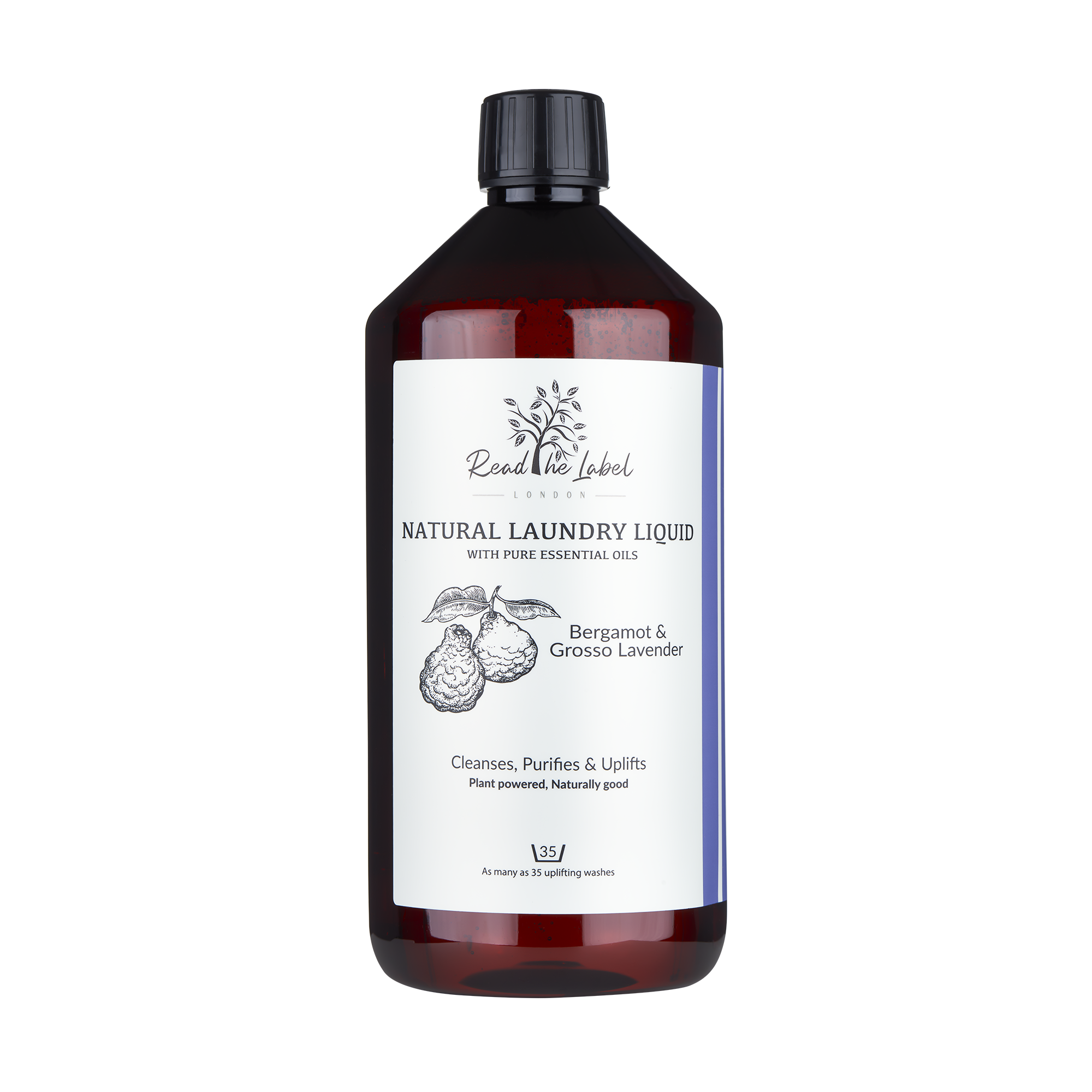 Natural Laundry Liquid – Bergamot & Grosso Lavender-0