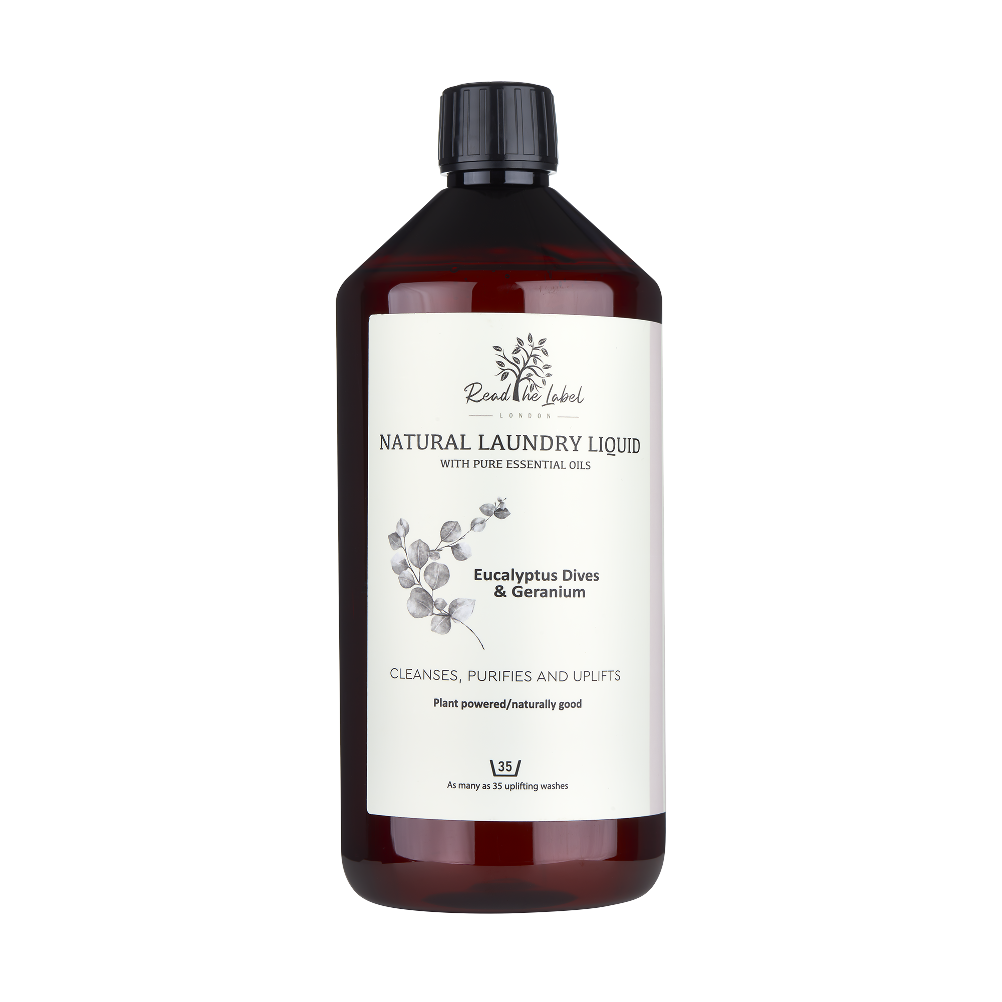 Natural Laundry Liquid – Eucalyptus & Geranium-0