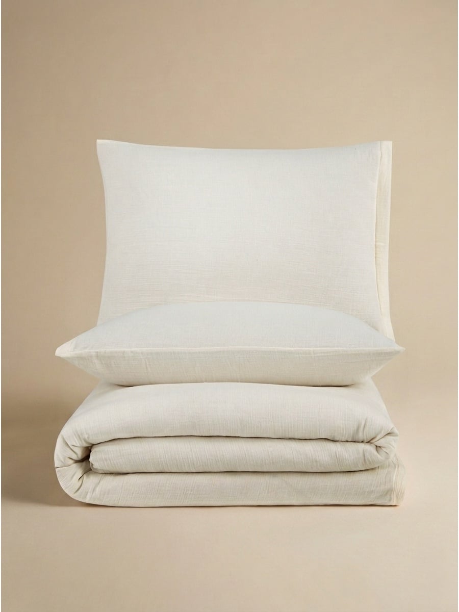 Muslin bedding set, 200x220 cm 3 pieces-0