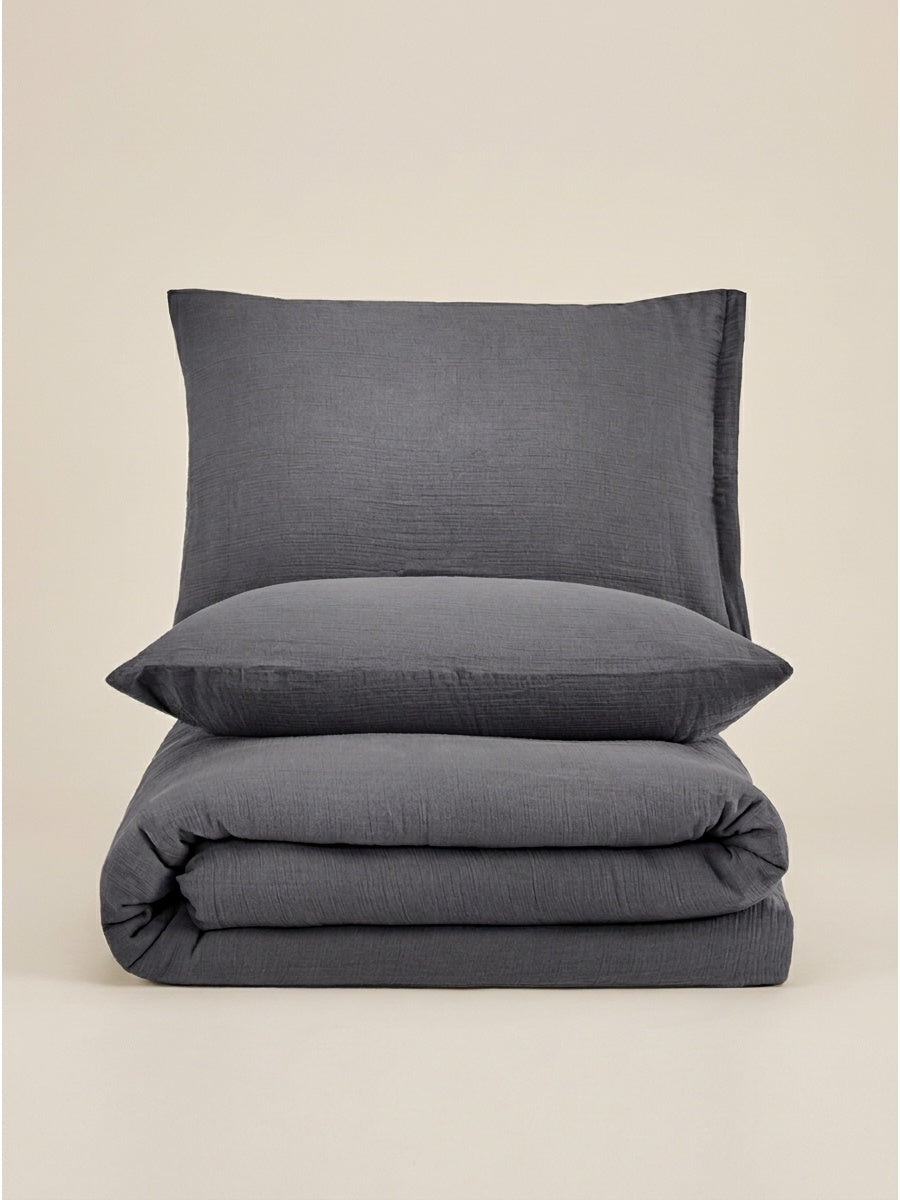 Muslin bedding set, 200x220 cm 3 pieces-0