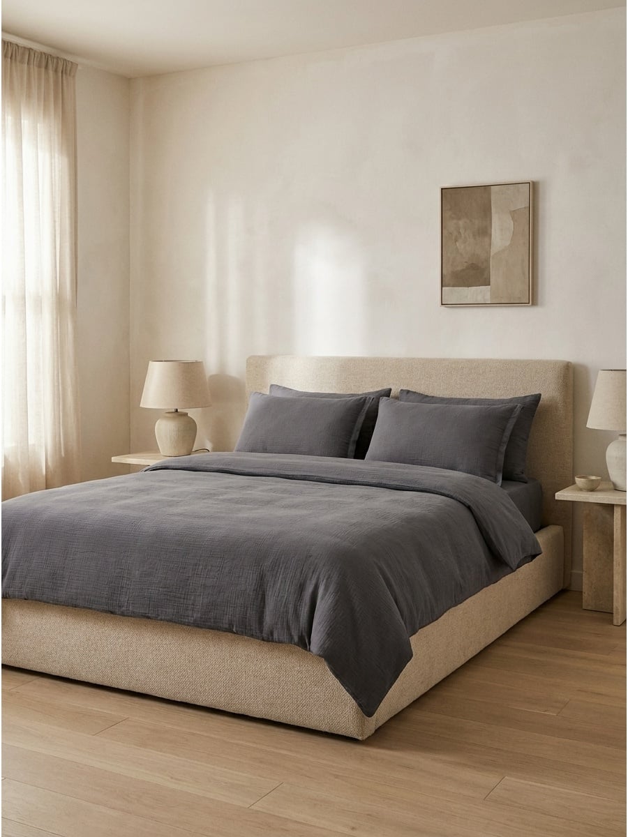Muslin bedding set, 200x220 cm 3 pieces-2