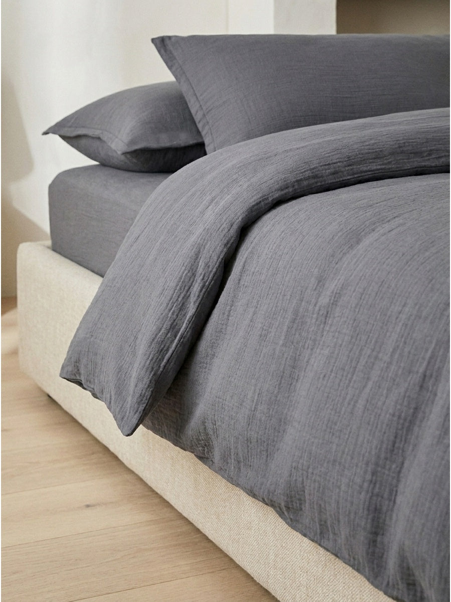 Muslin bedding set, 200x220 cm 3 pieces-3