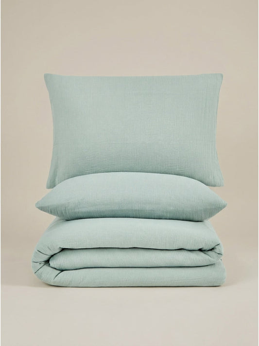 Muslin bedding set, 200x220 cm 3 pieces-0