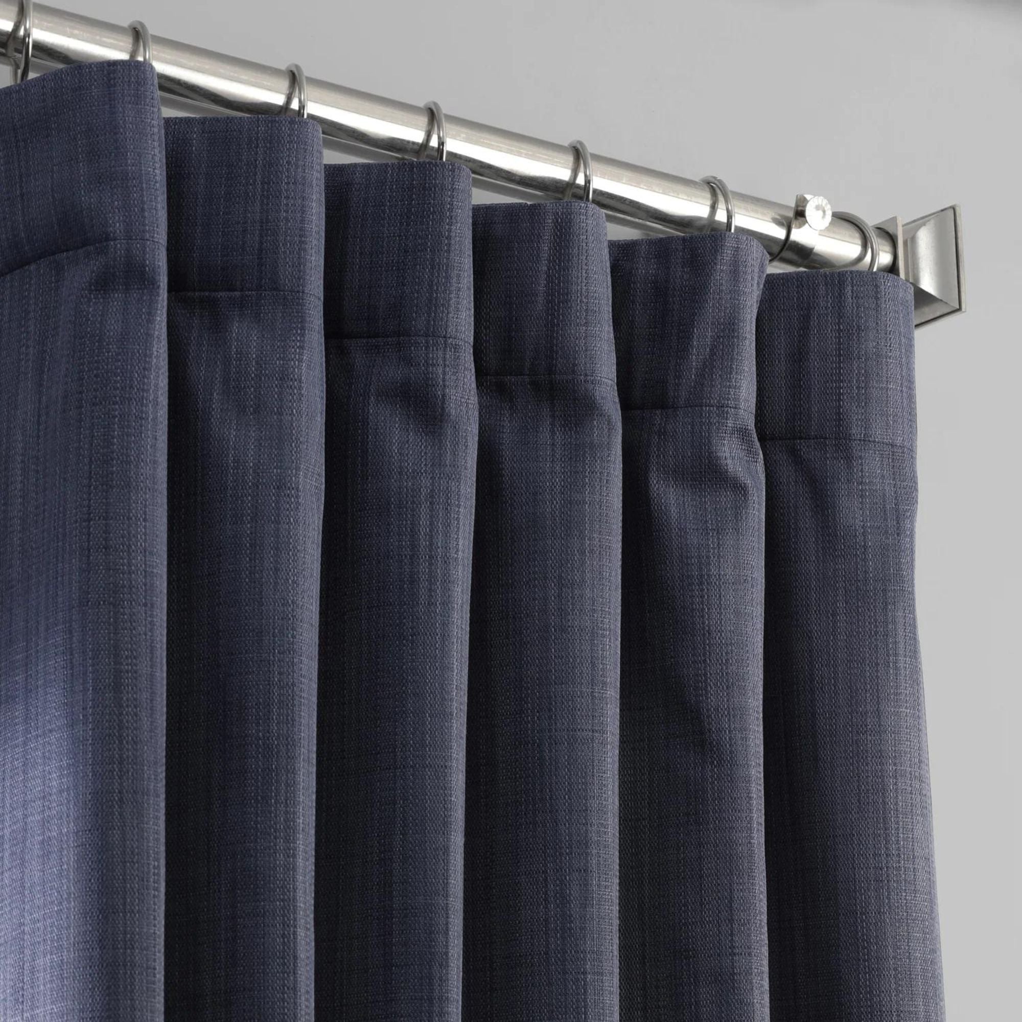 Textured Linen Curtains | Blackout / Light Filtering |  Custom Made Curtains | Multiple Heading Styles-1