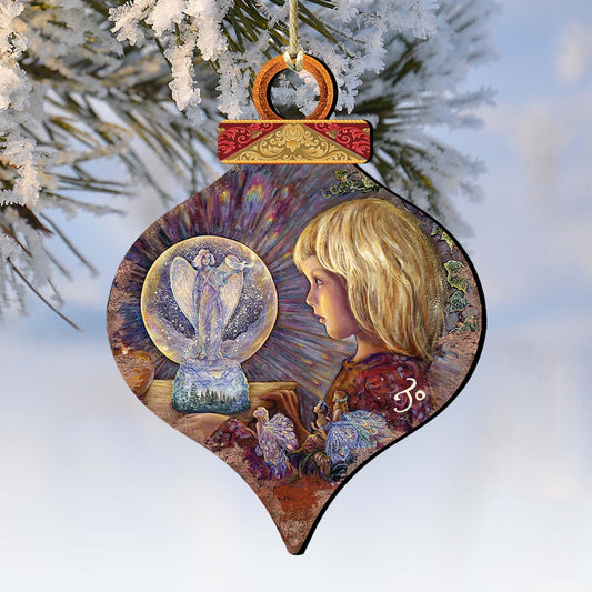 Fairy Wooden Ornaments by Josephine Wall - Christmas Decor - 845619-JW-0