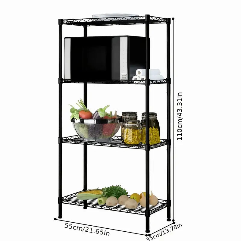 Heavy-Duty Metal Kitchen Storage Rack-5