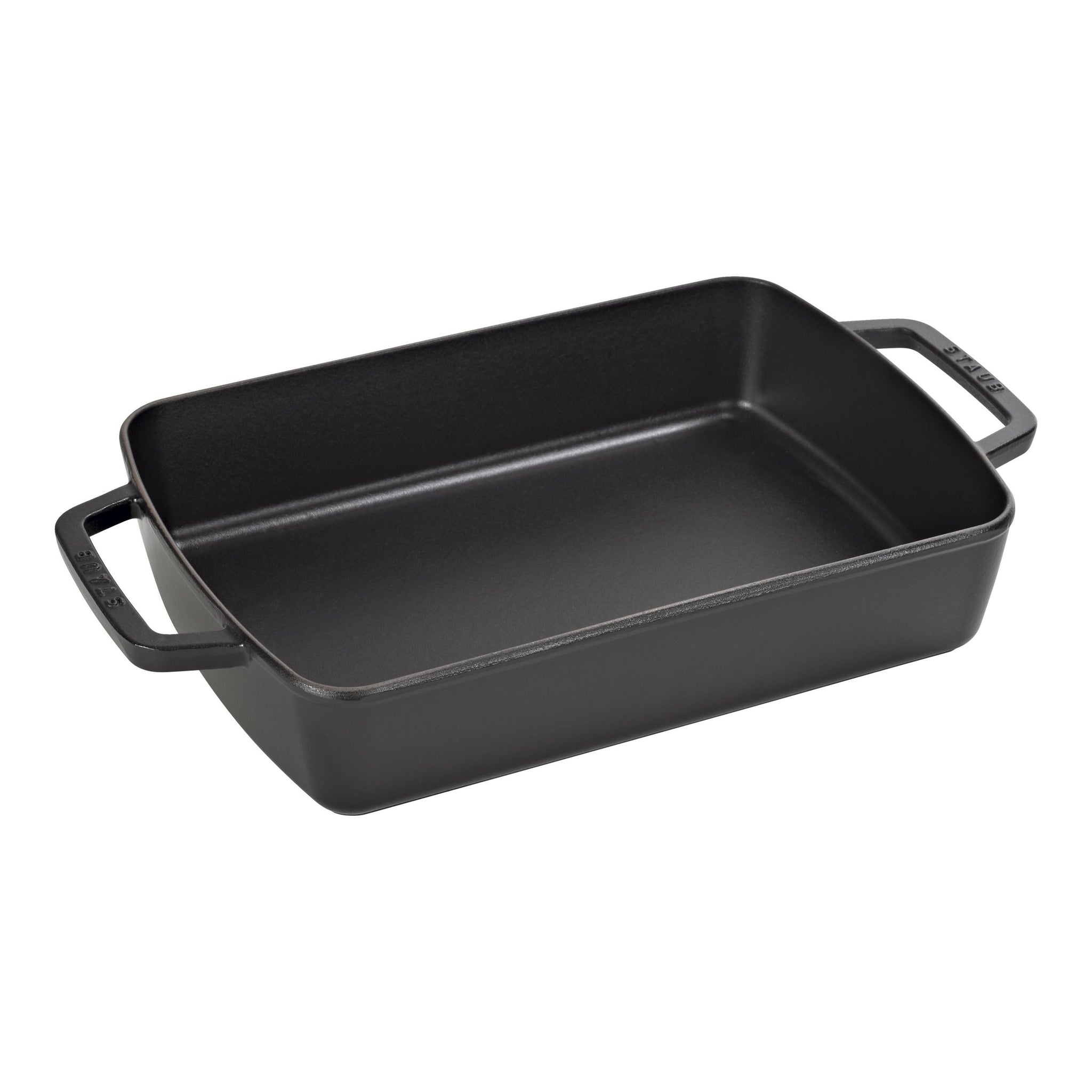 STAUB Specialities 3 L Cast Iron Rectangular Roasting And Baking Pan, Black-0
