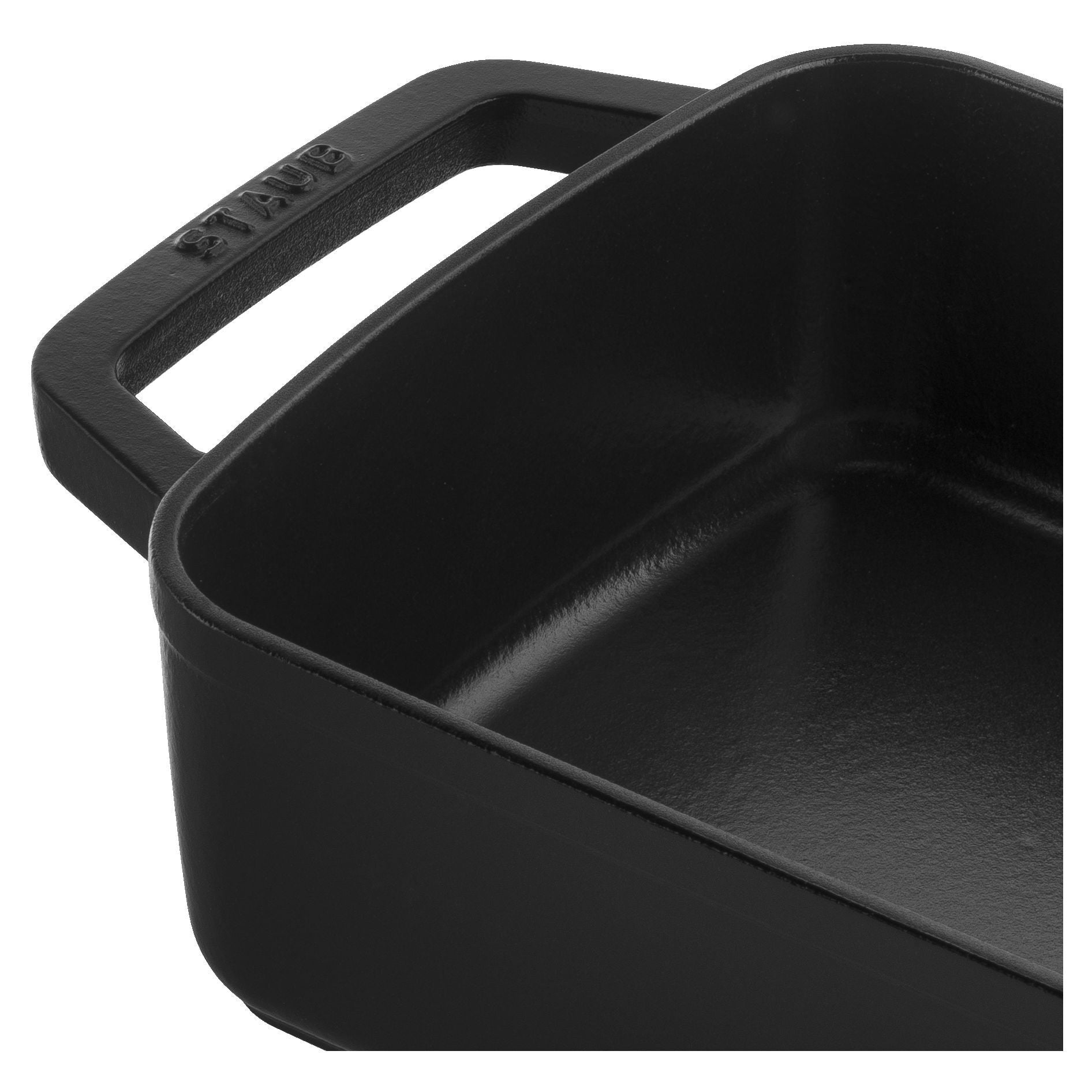 STAUB Specialities 3 L Cast Iron Rectangular Roasting And Baking Pan, Black-1