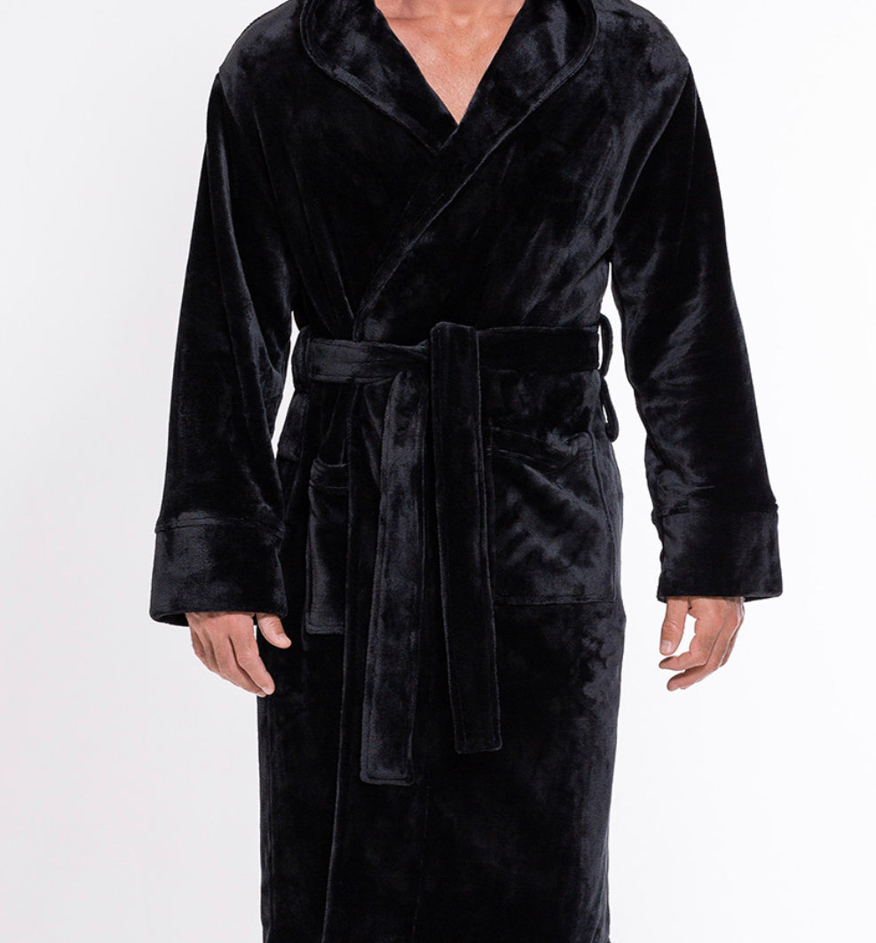 Terry Cloth Bath Robe-0