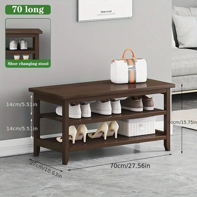 70cm Shoe Changing Stool rack-1