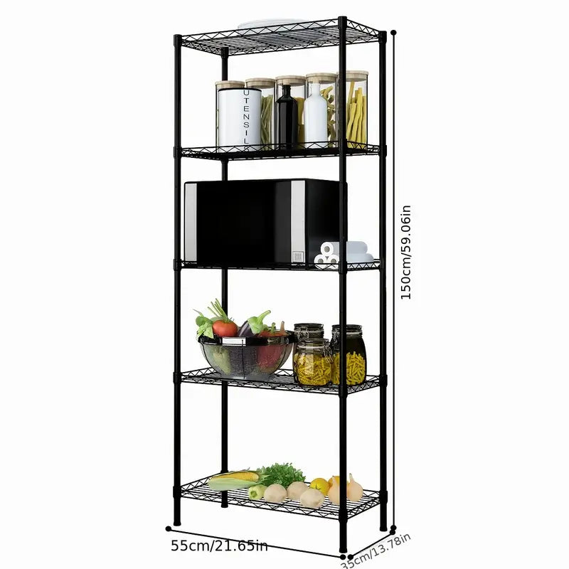 Heavy-Duty Metal Kitchen Storage Rack-4