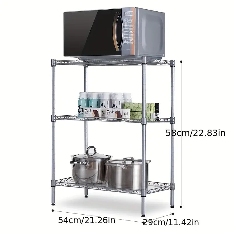 Heavy-Duty Metal Kitchen Storage Rack-2