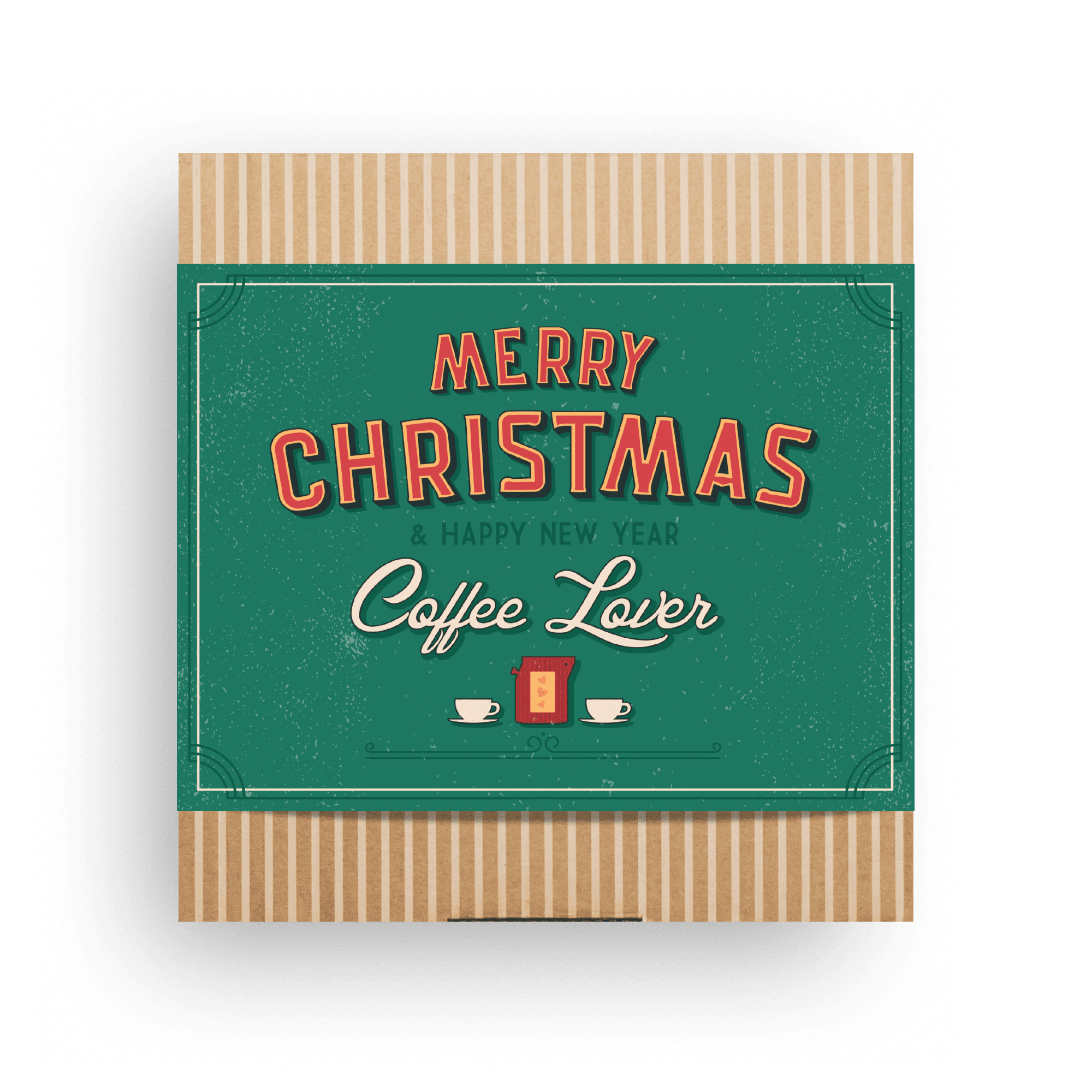 MERRY CHRISTMAS RETRO COFFEE GIFT BOX-1