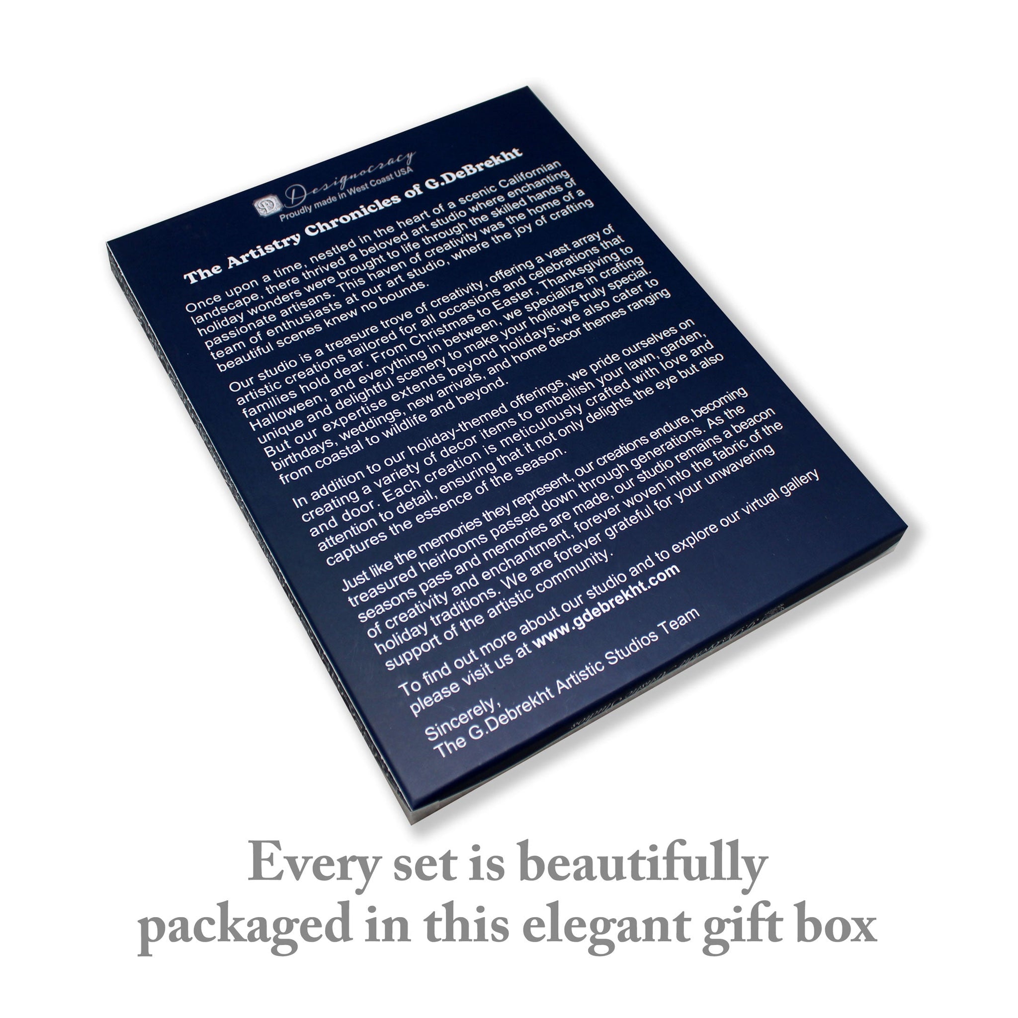 Traveling Santa Wooden Ornaments Set of 3 by G. DeBrekht - Christmas Santa Snowman Décor - 8100001S3-4