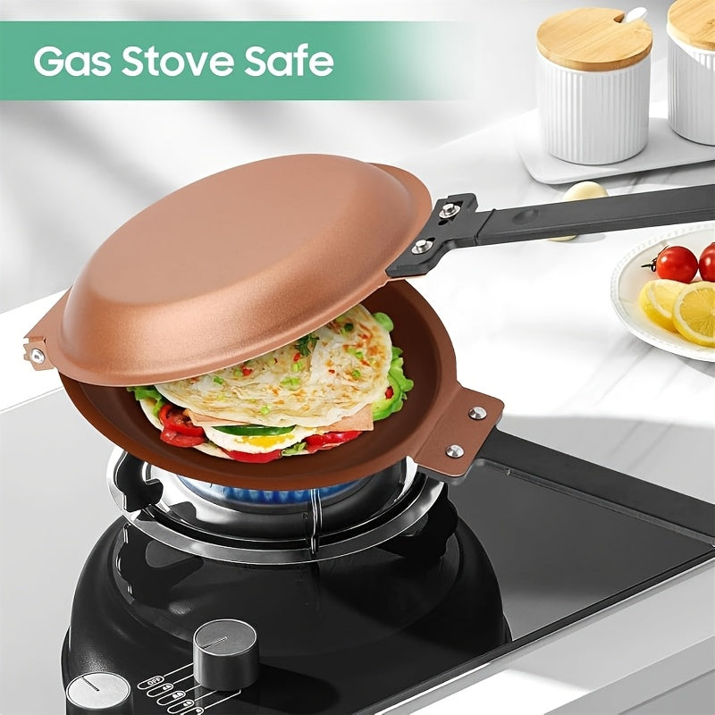 Deluxe Copper Titanium Pancake & Omelette Pan-2