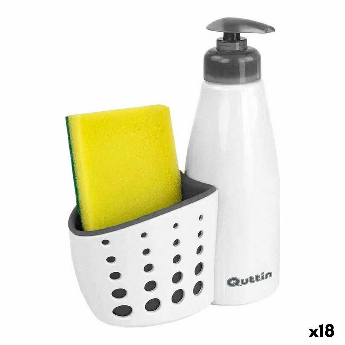 Kitchen Sink Tidy Quttin Cleaning tools White (18 Units)-0