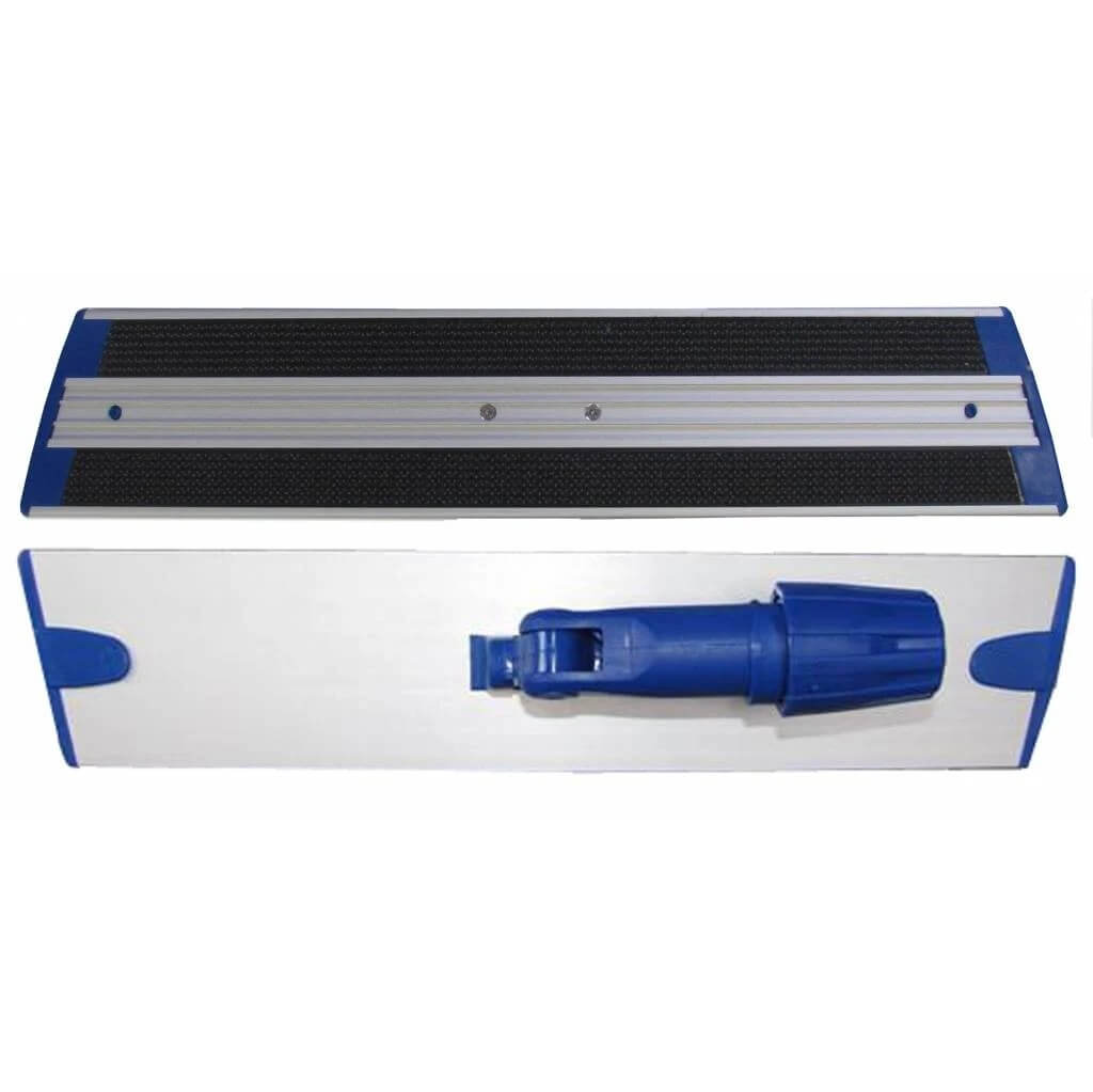 Aluminium Flat Mop Head with Universal Connection 40 cm Blue-0