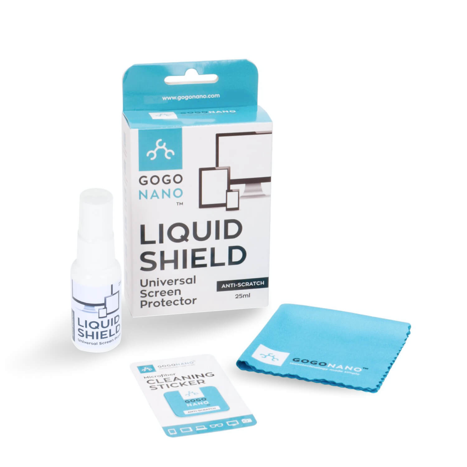 Liquid Screen Protector GoGoNano Liquid Shield, 25ml Single product-0
