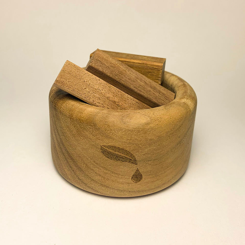 Black Walnut Cup Diffuser | Stylish Home Decor | Waterless Natural Essential Oil Diffusing-3