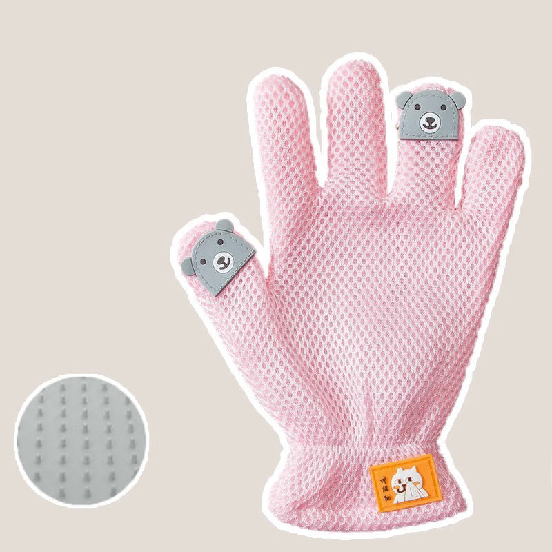 Cat Grooming Glove for Pet Hair Removal and Massage-6