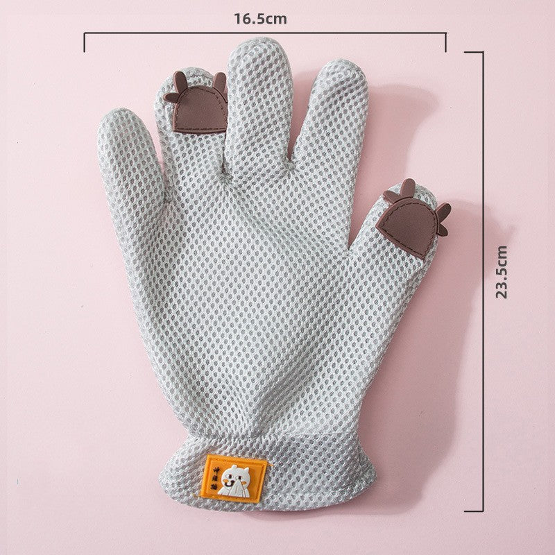 Cat Grooming Glove for Pet Hair Removal and Massage-7