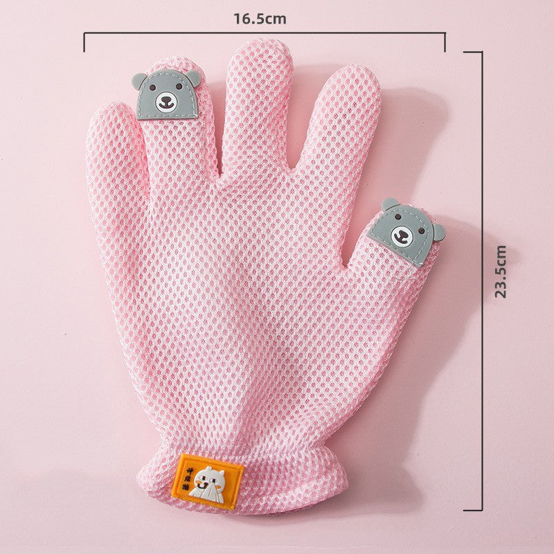Cat Grooming Glove for Pet Hair Removal and Massage-8