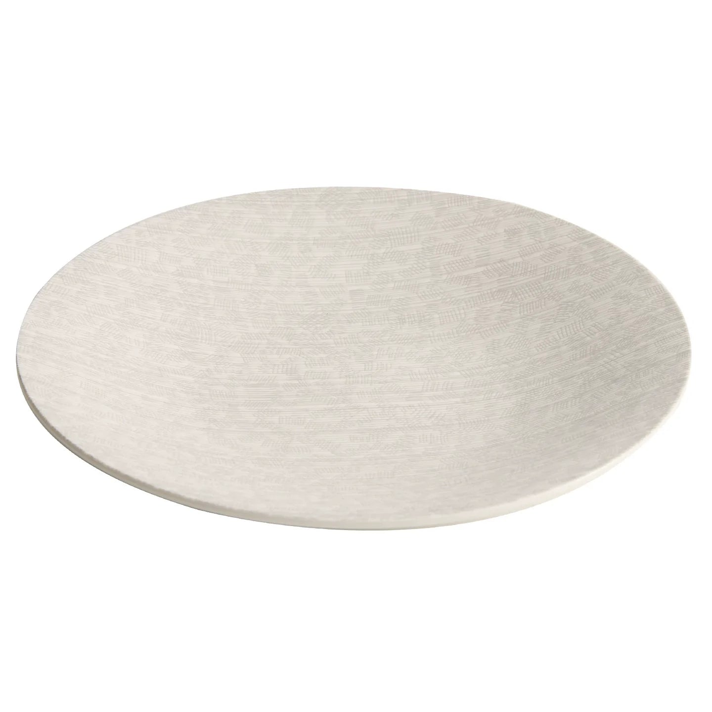 Striped-Texture Shallow Presentation Plate — Modern Fine Dining-4