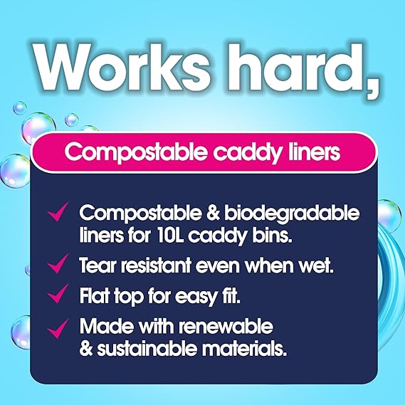 EcoZone Small Bin Bags 10 Litre (Compostable, 22 bags per roll)-3