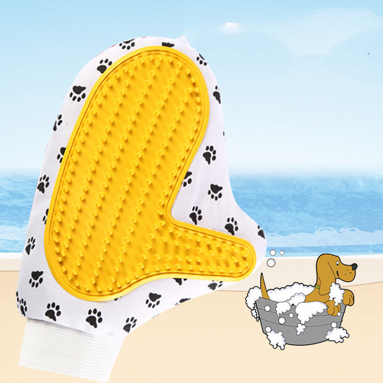 Gentle Silicone Pet Grooming Glove-0
