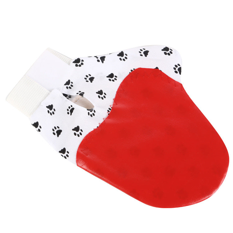 Gentle Silicone Pet Grooming Glove-1
