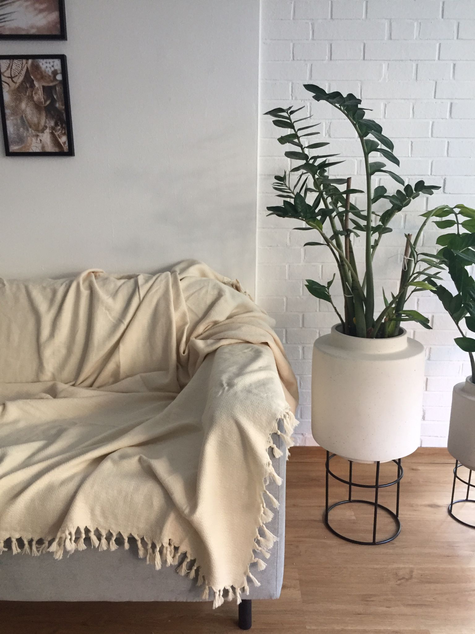 Handgewebte Decke 