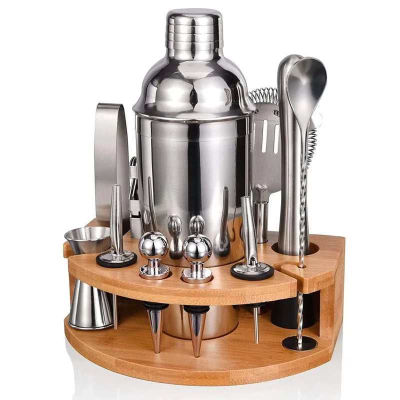 NNEOBA Stainless Steel Cocktail Shaker Mixer Set-0