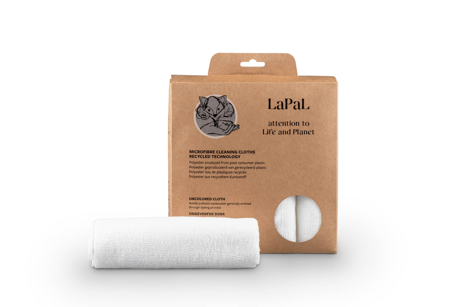 Lapal Recycled Microfiber Cloths, 40 x 40 cm-0
