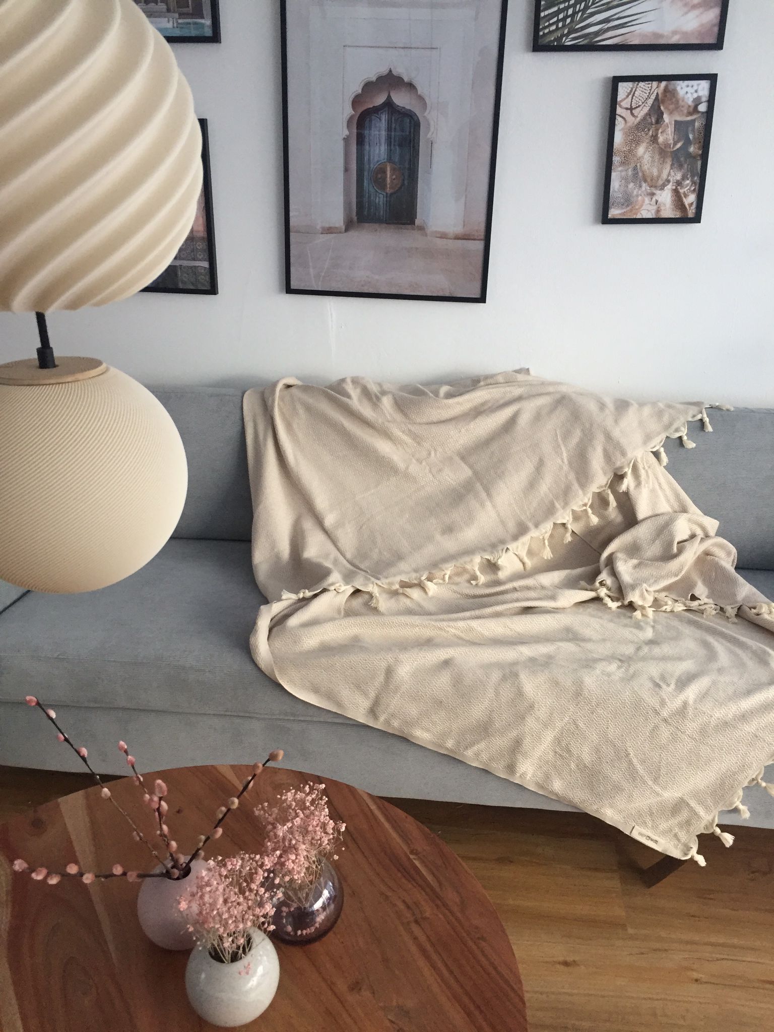 Handgewebte Decke 