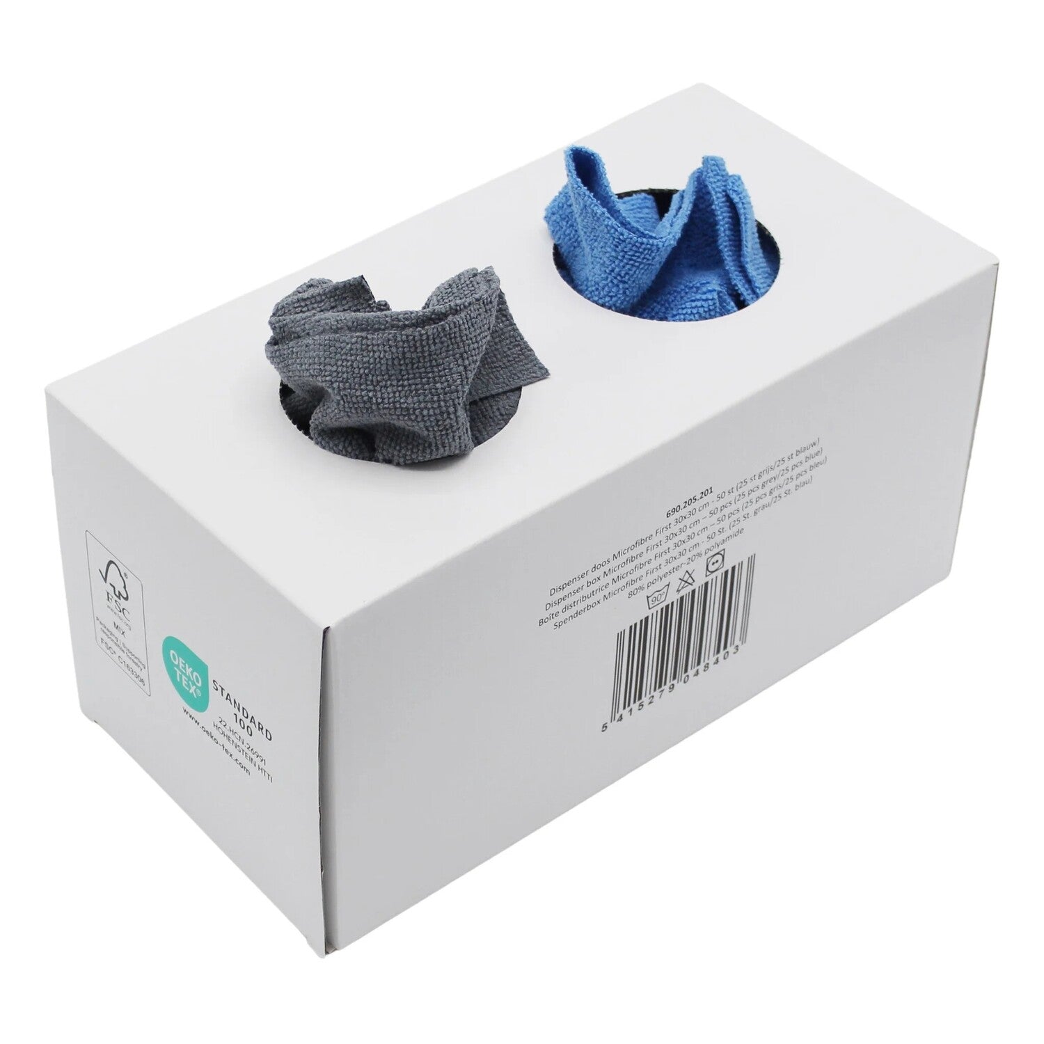 Microfiber Wipes 50 pcs in Dispenser Box 380 x 380 mm-0