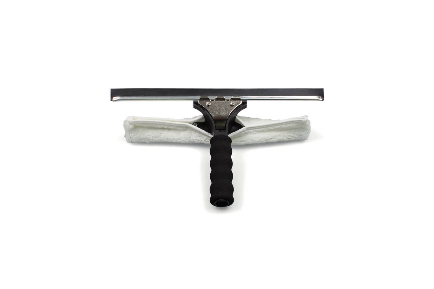 Multipurpose Window Squeegee & Microfiber Scrubber 30 cm-0
