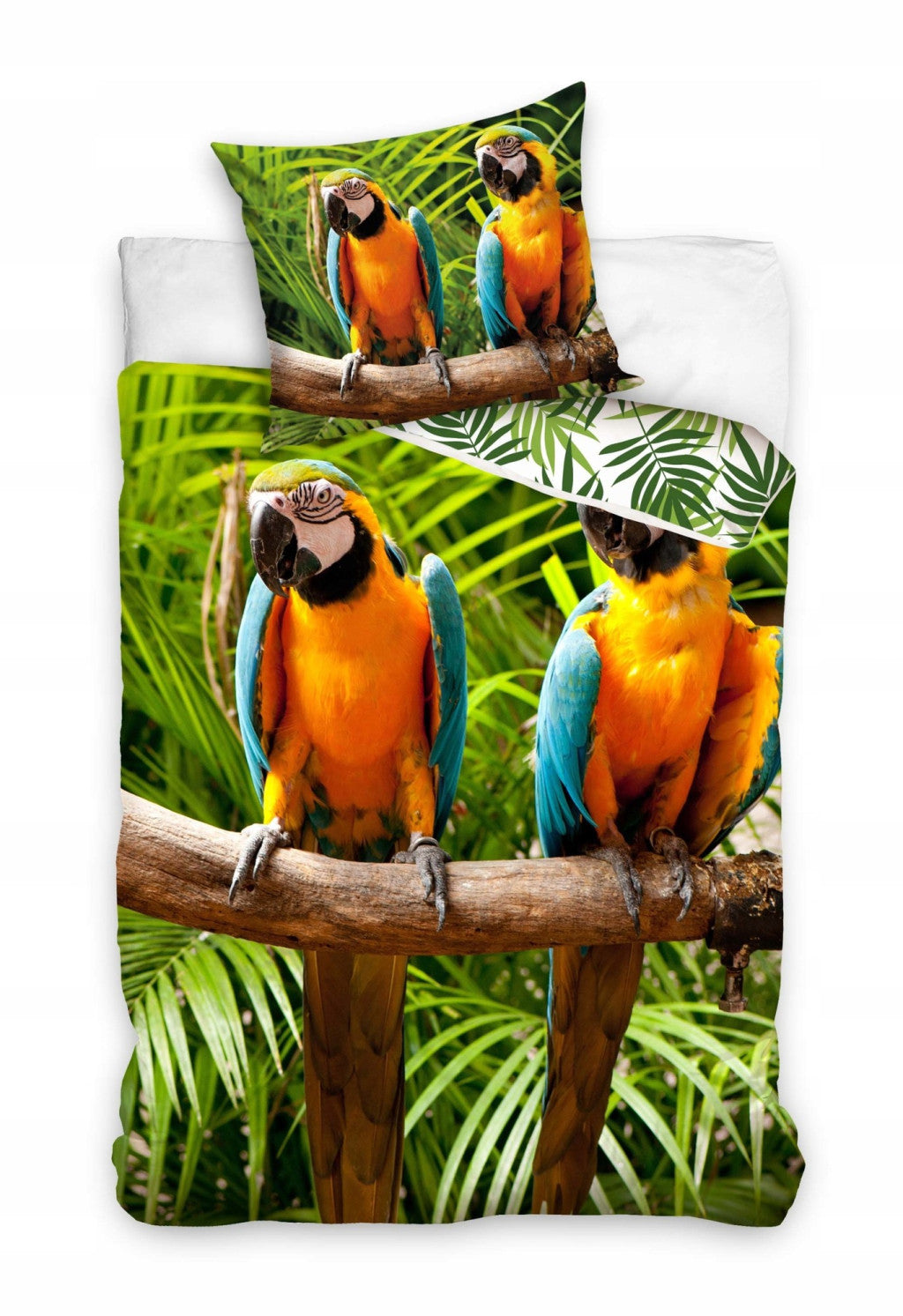 Parrot Bedding Set 100% Cotton 140x200 + 70x90-0