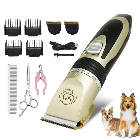 Pet Grooming Clippers with USB Charging-0