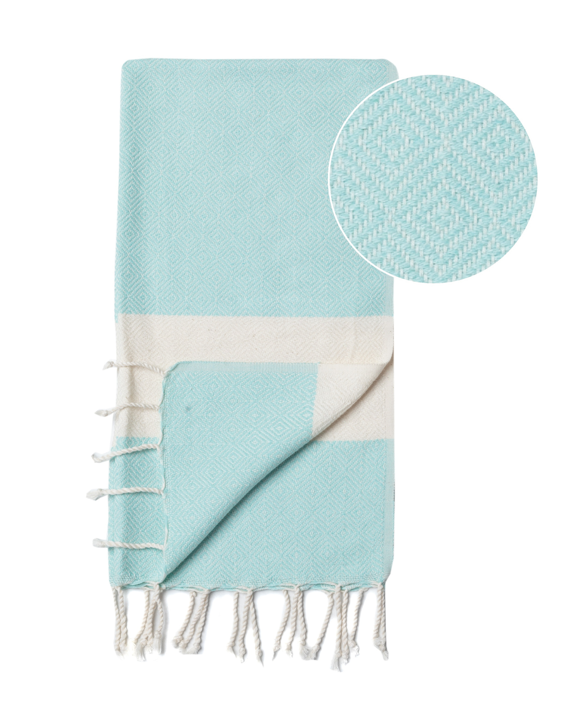 DIAMANT Hammam Hand & Hair Towel, Tea Towel - Mint-1