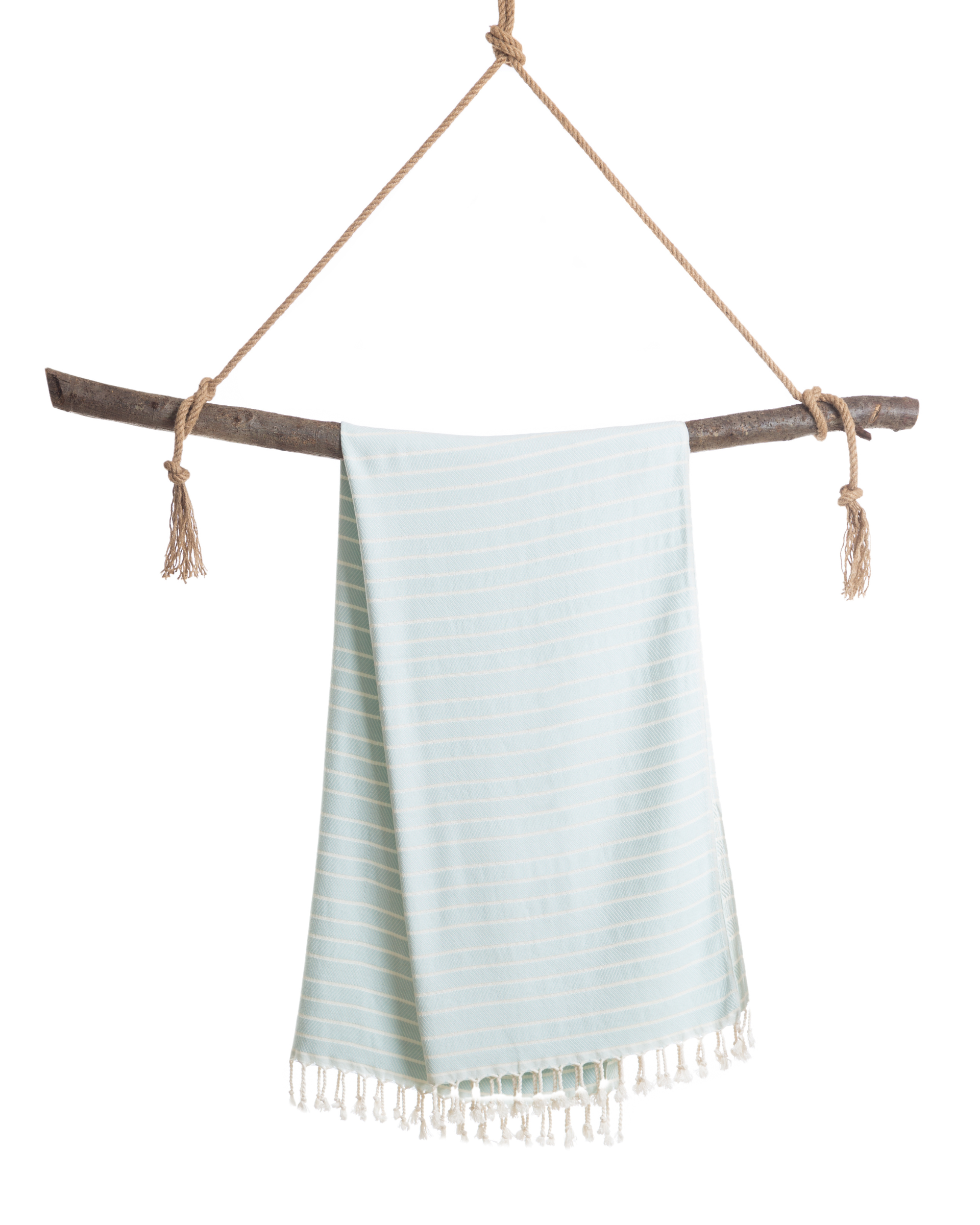 ILVA Turkish Hammam Towel, Spa & Sauna Towel / Made of Bamboo and Cotton - Mint-3
