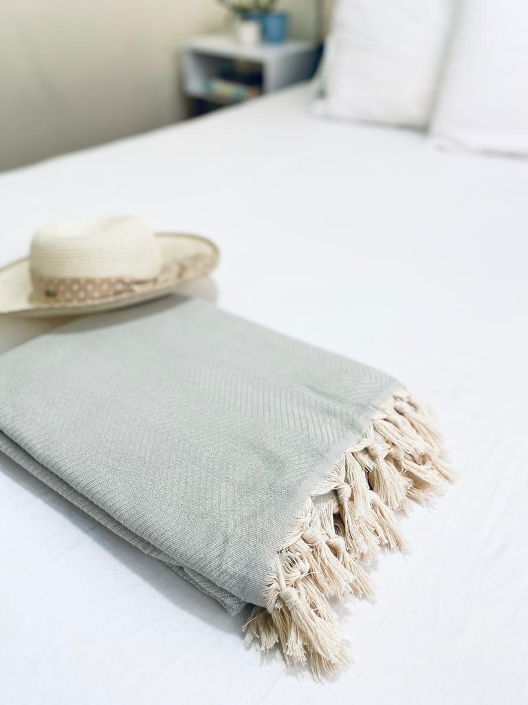 Handgewebte Decke 