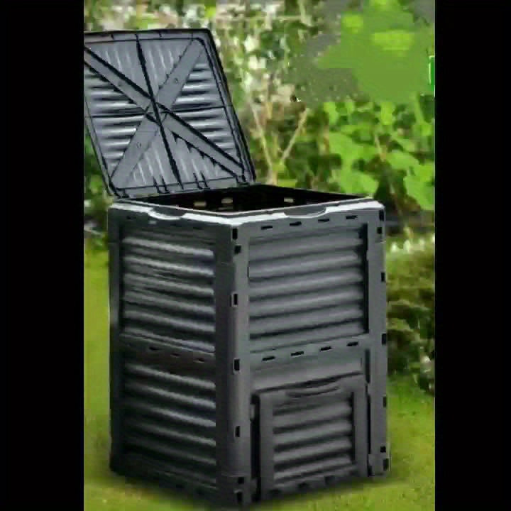 Square Compost Bin with Lid-2