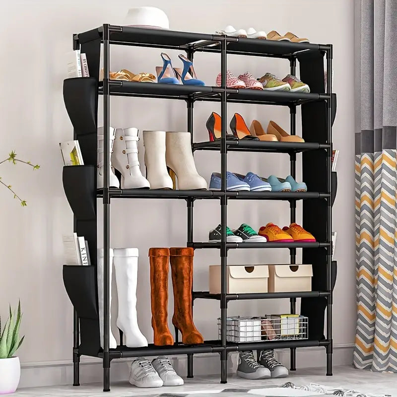 Vertical Space Saver: Floor-Standing Shoe Rack Solution-1