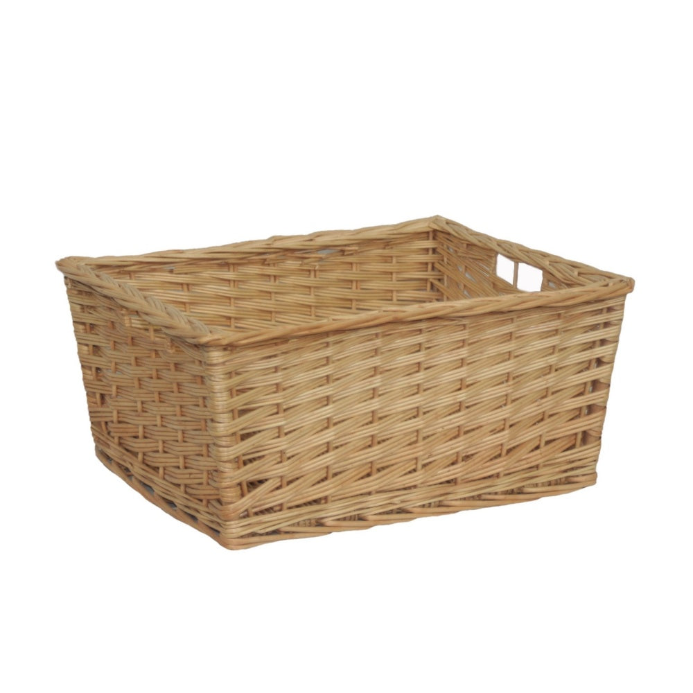 Buff Willow Kitchen Wicker Storage Basket-2