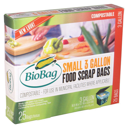 Bio Bag Compostable Small 3 Gallon Bags (12x48 Ct)-0