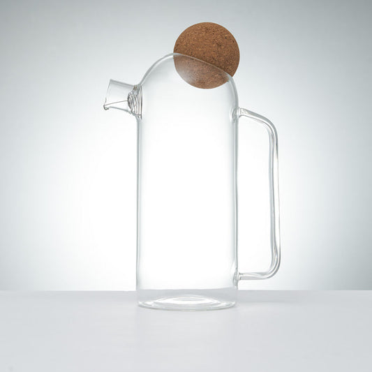 Carafe filtrante en verre  + 1 charbon Binchotan BIO-0