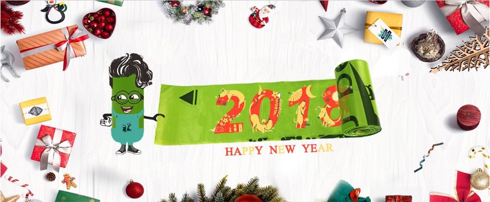 Dog Poop Bags Earth-Friendly 1080 Counts Large Orange Cat Waste Bags Unscented 60 Rolls (Refill Bags) Garbage Bag-3