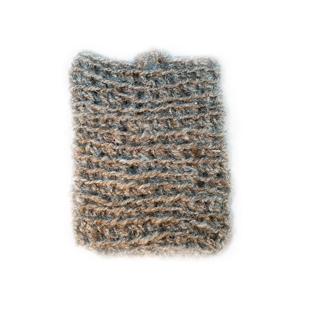 Goat Hair Bath Glove with  Cacao Soap-2