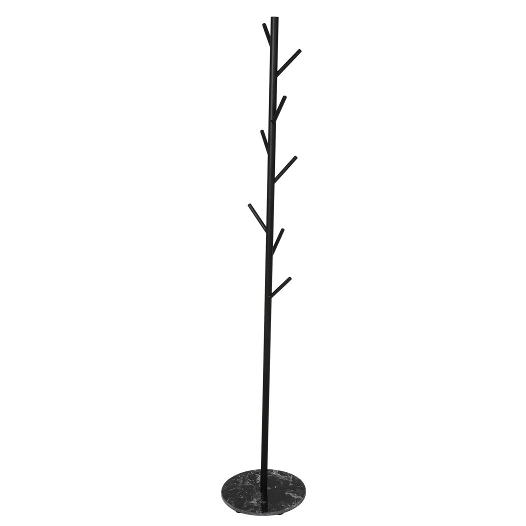 Levede Coat Rack Hat Clothes Stand Hanger Black-0